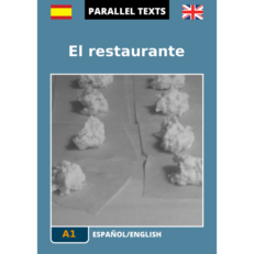 Spanish/English parallel text - El restaurante - cover image