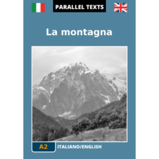 Italian English parallel texts - La montagna - cover image