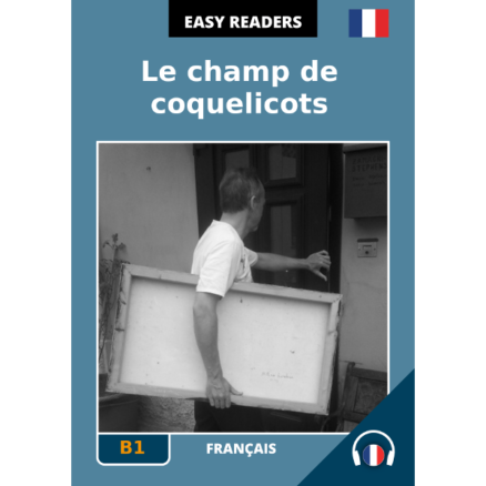 French easy readers - Le champ de coquelicots - cover image