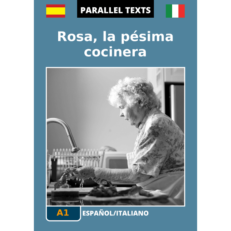 Testi spagnoli con traduzione a fronte - Rosa, la pésima cocinera - immagine copertina