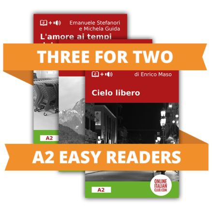 Italian easy readers A2 'Three for Two' product image