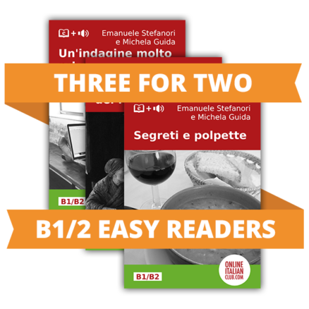 Italian easy readers B1/2 'Three for Two' product image