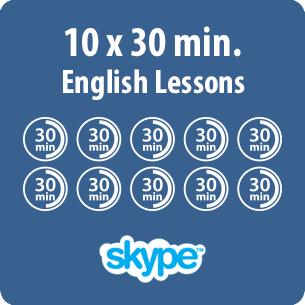 English lessons online - 10 x 30 minute English lesson - product image