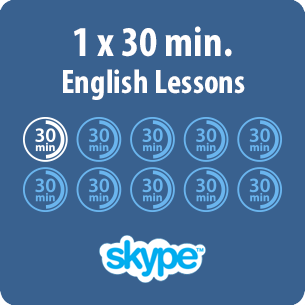 English lessons online - 1 x 30 minute English lesson - product image
