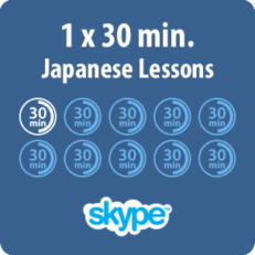 Japanese lessons online - 1 x 30 minute Japanese lesson - product image