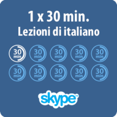 Lezioni di italiano online - 1 x 30 minuti di lezione di italiano online - immagine prodotto