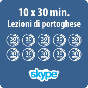 Lezioni di portoghese online - 10 x 30 minuti di lezione di portoghese online - immagine prodotto