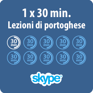 Lezioni di portoghese online - 1 x 30 minuti di lezione di portoghese online - immagine prodotto