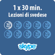 Lezioni di svedese online - 1 x 30 minuti di lezione di svedese online - immagine prodotto