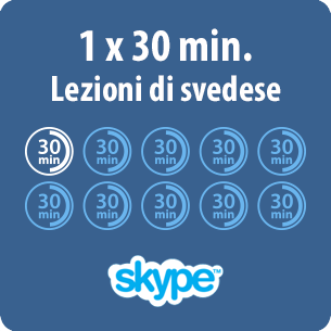 Lezioni di svedese online - 1 x 30 minuti di lezione di svedese online - immagine prodotto