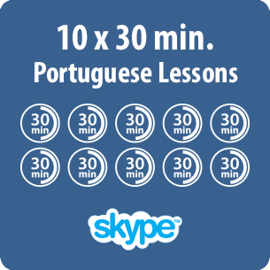 Portuguese lessons online - 10 x 30 minute Portuguese lesson - product image