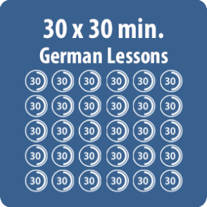 online German lessons - 30 x 30-minute pack