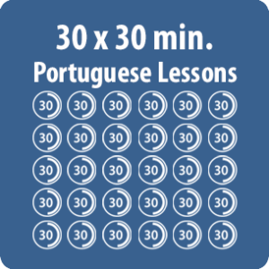 online Portuguese lessons - 30 x 30-minute pack