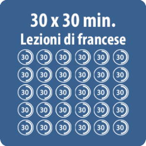Lezioni di francese online: 30 lezioni di 30 minuti