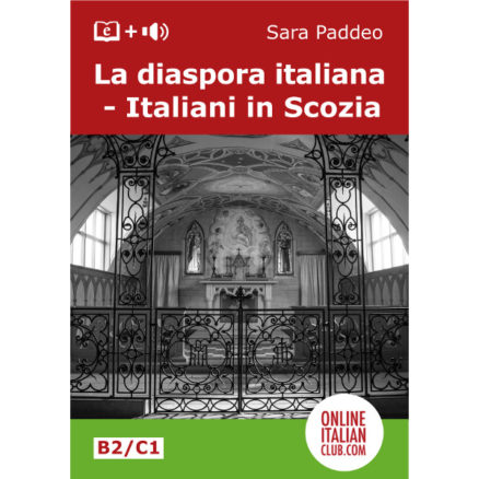 Italian easy readers, 'La diaspora italiana - Italiani in Scozia', cover image