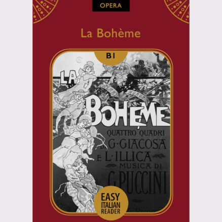Easy Italian reader ebook - La Bohème - cover image