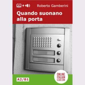 Italian easy reader ebook - Quando suonano alla porta - cover image