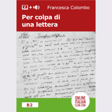 Easy Italian reader ebook - Per colpa di una lettera - cover image